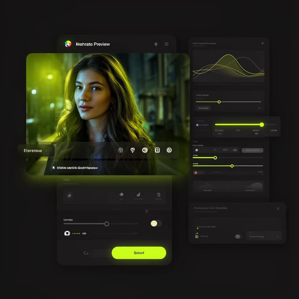 Fast AI editing preview